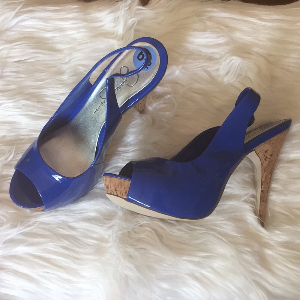 Jessica Simpson Peep Toe Slingback